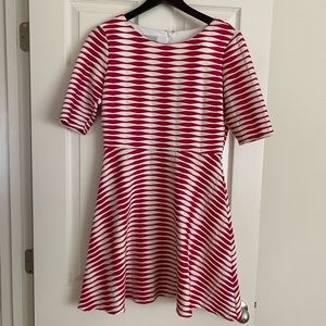 Pink and white Donna Morgan dress